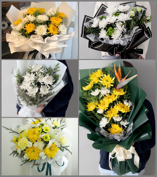 广东湛江市廉江市新民镇黄竹垌村白事花束代送